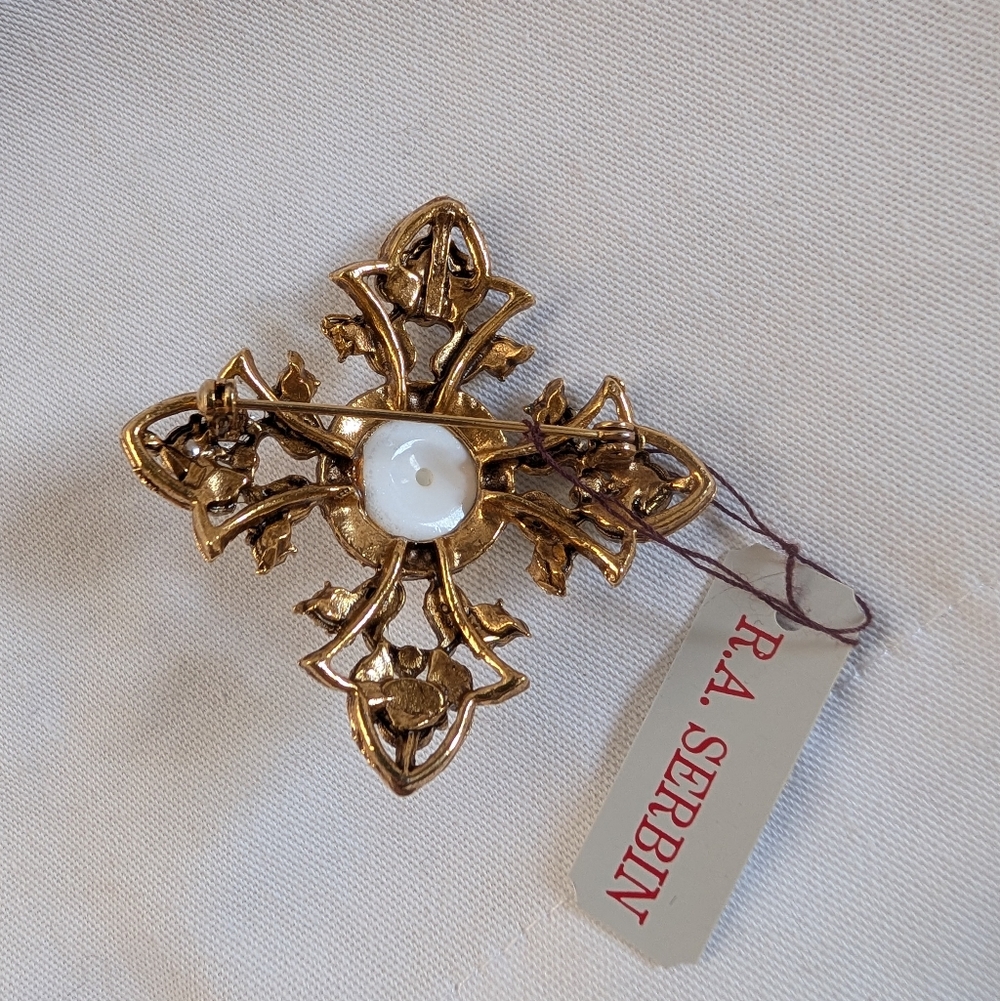 Vintage R.A.Serbin Pin Brooch - Picture 3 of 5